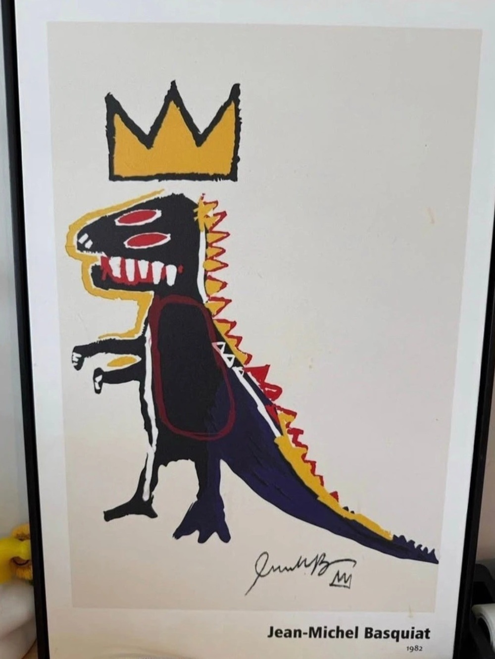 Jean-Michel Basquiat Pez Dispenser Art Print